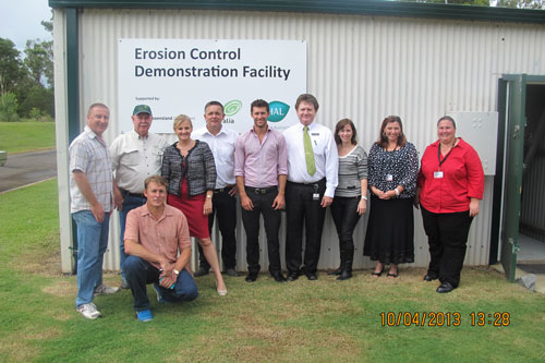 A visit to the national Erosion and Sediment Control Demonstration Facility by Redland City Councillors.