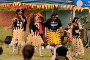 The Yulu Burri Ba traditional dancers