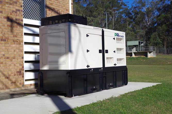 Redland Water On Tap - new generator installed at Mt Cotton wastewater treatment plant