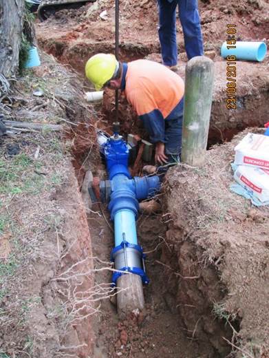 Redland Water On Tap Panorama Drive loop main Thornlands