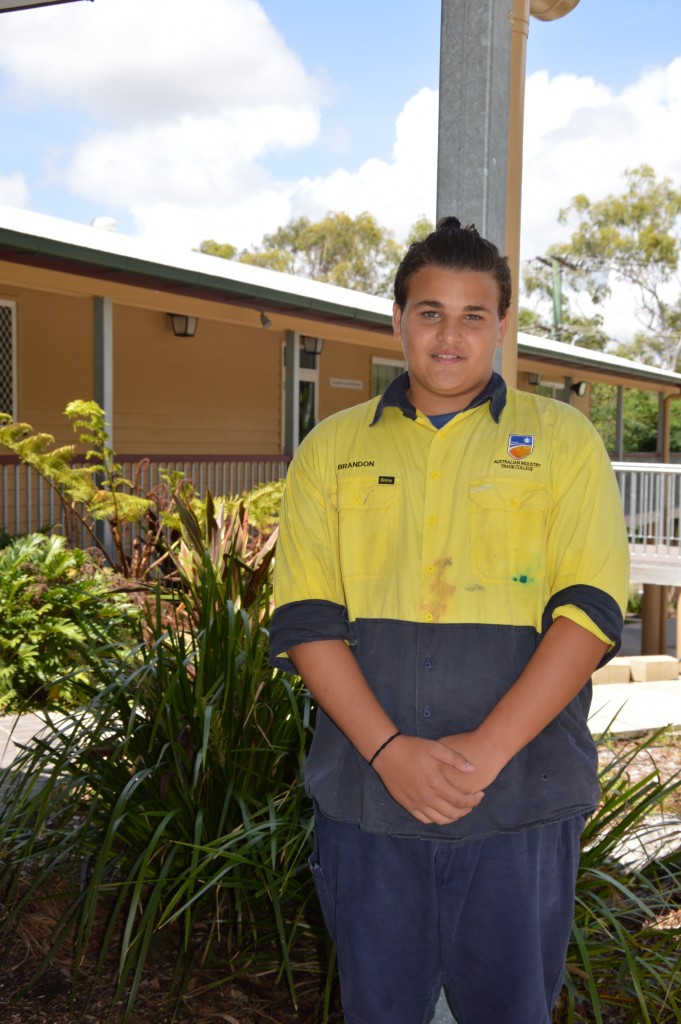 Alexandra Hills teenager Brandon Cunningham is training to become an automotive mechanic at Australian Industry Trade College after being inspired through Project Booyah.