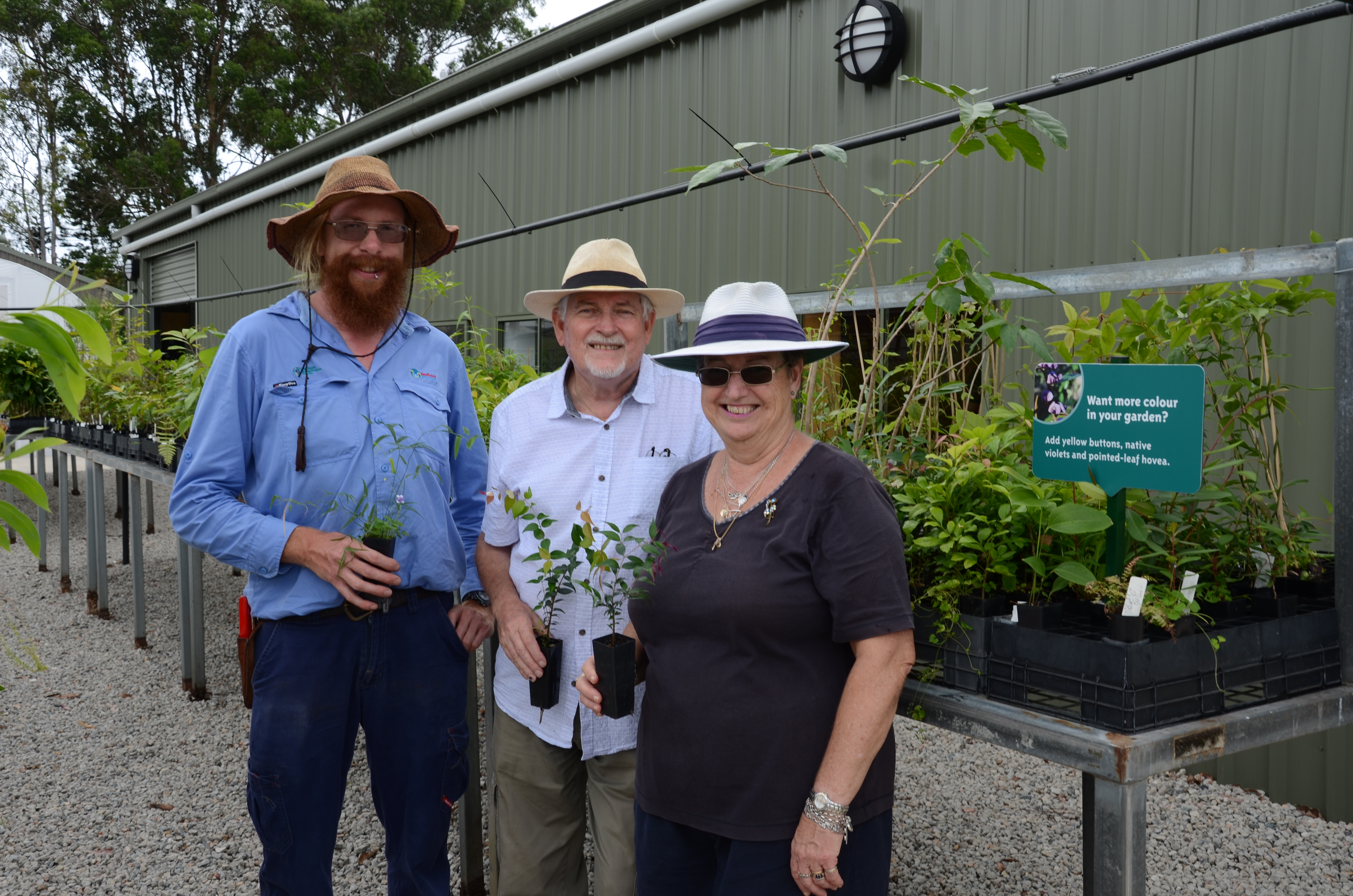 Nursery coordinator Ben Webb and volunteers Ron Dunlea and June Gibb put finishing touches to the new nursery ahead of the official opening on Saturday, January 19.